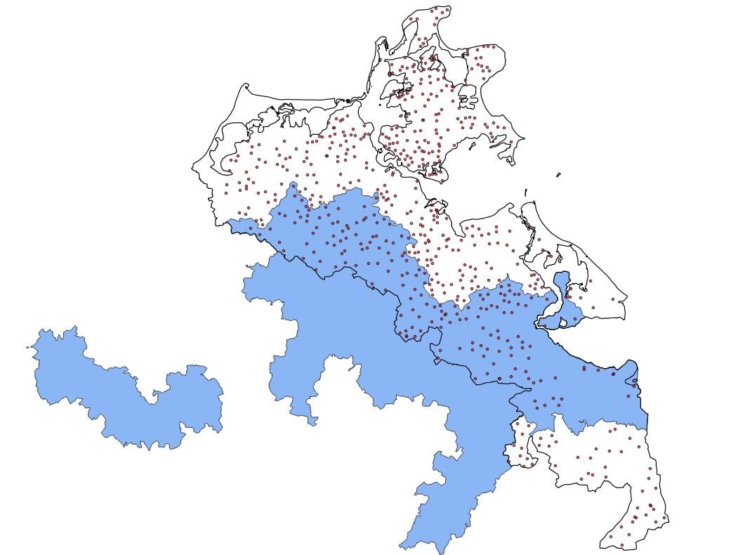 Gutshausstandorte in den Ländlichen GestaltungsRäumen